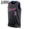 Dres Chicago Bulls Josh Giddey Nike 2025-26 City Edition Crno Swingman - Dječji